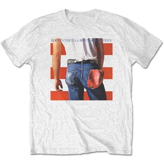 เสื้อเบลาส์ - เสื้อยืดแฟชั่นพิมพ์บรูซสปริงส์ทีนเกิดในสหรัฐอเมริกาผ้าฝ้าย Breathble เสื้อยืด