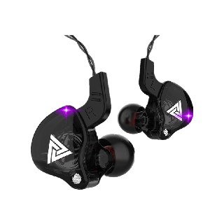 QKZ หูฟัง AK6 Earphone Sport Earbuds Stereo หูฟังอินเอียร์ ระดับเสียง HI-FI ไมค์เพิ่ม/ลดเสียง สายยาว 1.2 เมตร