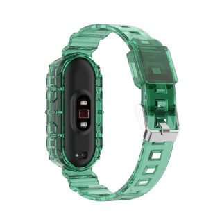 ภาพขนาดย่อของภาพหน้าปกสินค้าMiband 7 6 5 4 3 สายนาฬิกาข้อมือซิลิโคนใส สําหรับ Xiaomi mi band 7 6 5 สายนาฬิกาซิลิโคนนิ่ม จากร้าน yulong.th บน Shopee ภาพที่ 4