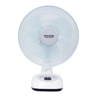 พัดลมตั้งโต๊ะ พัดลมตั้งโต๊ะ KENDENNE KN-5912S 12 นิ้ว สีขาว พัดลม เครื่องใช้ไฟฟ้า DESK FAN KENDENNE KN-5912S 12