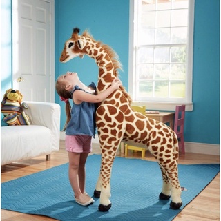 ตุ๊กตายีราฟ ใหญ่จริง สูง 5 ฟุต Melissa &amp; Doug Stuffed Animal - Giraffe Plush