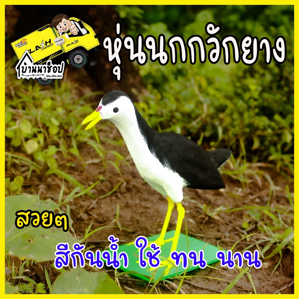 หุ่นนกกวัก-นกไก่นา-นกต่อ-หุ่นนกยาง-นกกวักปลอม