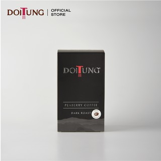 DoiTung Coffee Bean - Peaberry Dark Roast (200 g.) กาแฟ คั่ว เมล็ด พีเบอร์รี่ ดาร์ก โรสต์ ดอยตุง