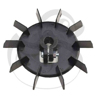 ใบพัดพลาสติก 4นิ้ว รู10-11มิล ใช้กับมอเตอร์ ปั๊มลมพูม่า ปั๊มน้ำ (Venz VM50)