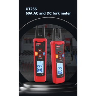 Uni-t UT256 True RMS 60A AC DC เครื่องวัดกระแสไฟฟ้า ส้อม แคลมป์มิเตอร์ ...