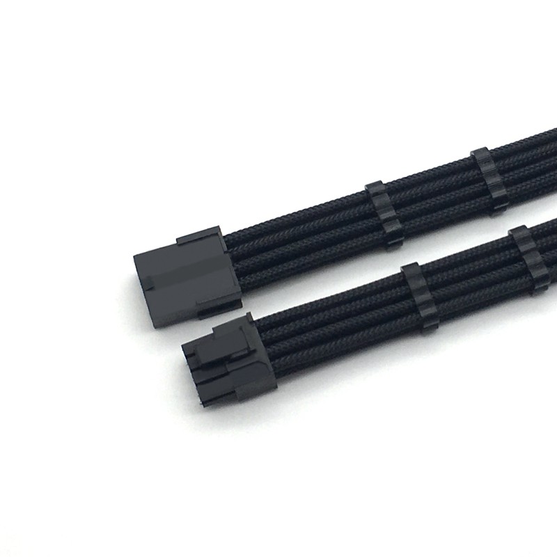 Sleeved GPU 8Pin to PCI-E 6+2Pin Power Extension Cable | Shopee Thailand