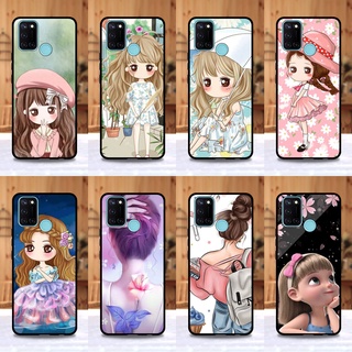 เคส Realme C17 / 7i ใช้เคสเดียวกัน  ลายการ์ตูนผู้หญิง ขอบนิ่มหลังแข็ง เคสมือถือ เคสโทรศัพท์ Case เคส TPU ขอบนิ่มหลังแข็ง