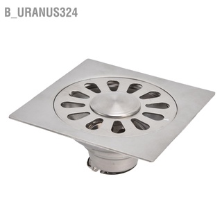 B_uranus324 Shower Floor Drain Dual Purpose Stainless Steel Bathroom for Garage Basement Toilet