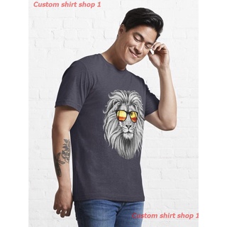 ภาพขนาดย่อของภาพหน้าปกสินค้าสิงโตเจ้าป่า ผู้ใหญ่ Summer Lion Essential T-Shirt discount เสื้อยืดผ้าฝ้าย จากร้าน etfhte บน Shopee ภาพที่ 3
