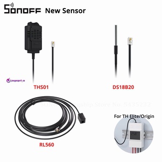 Sonoff เซนเซอร์อุณหภูมิ และความชื้น อุปกรณ์เสริม AM2301 DS1820 DS18B20 AL560 5m SI7021 สําหรับ Sonoff TH10 TH16 TH Elite TH Origin