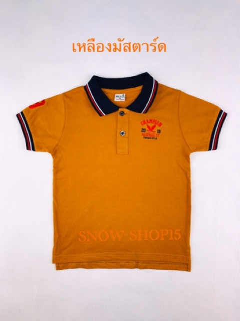 ภาพสินค้าเสื้อเชิ้ตเด็กคอปกสีพื้นแขนสั้น(S,M,L,XL,2xL) จากร้าน snowshop15 บน Shopee ภาพที่ 3