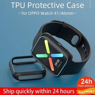 ภาพขนาดย่อของสินค้าเคส Tpu กันกระแทก สำหรับ Oppo Watch ขนาด 41 / 46 มม.