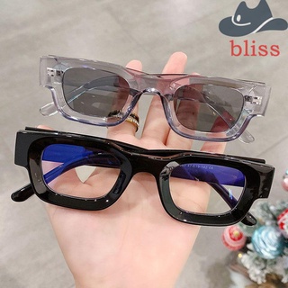 Bliss แว่นกันแดด ทรงสี่เหลี่ยม เท่ ฮิปฮอป แว่นตาป้องกัน อินเทรนด์ เกาหลี ชาย หญิง วินเทจ แว่นตา