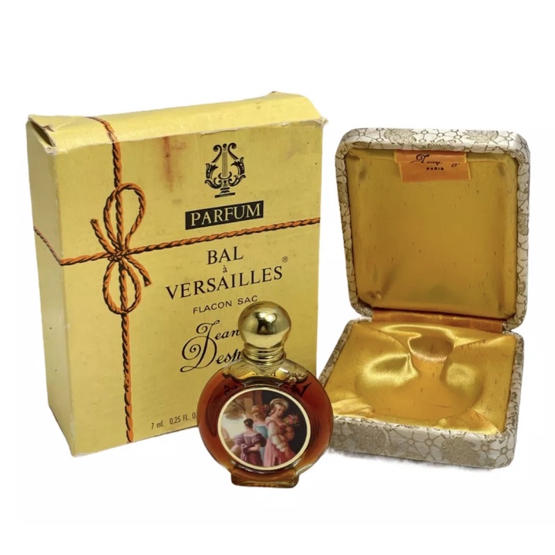 Vintage Bal a Versailles Perfume by Jean Desprez 7 ml. Extremely Rare in Double boxes