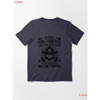 Luner เสื้อยืดยอดนิยม Retired Fire Essential T-Shirt Sports T-shirt