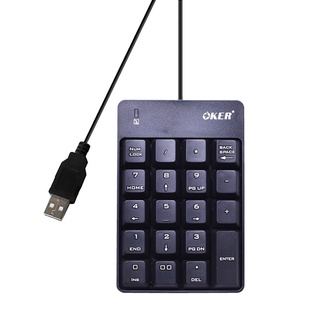 OKER SUPER SLIM MINI KEYPAD รุ่น KP-051/KP-972/SK-975 แป้นตัวเลข คีย์บอร์ดตัวเลข