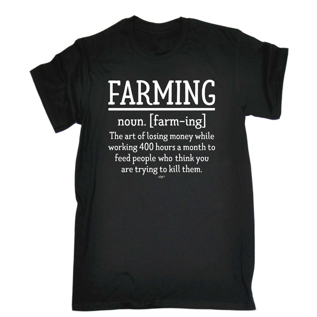 เสื้อยืดโอเวอร์ไซส์เสื้อยืด-ลายฟาร์ม-farming-noun-farm-สําหรับผู้ชายs-3xl