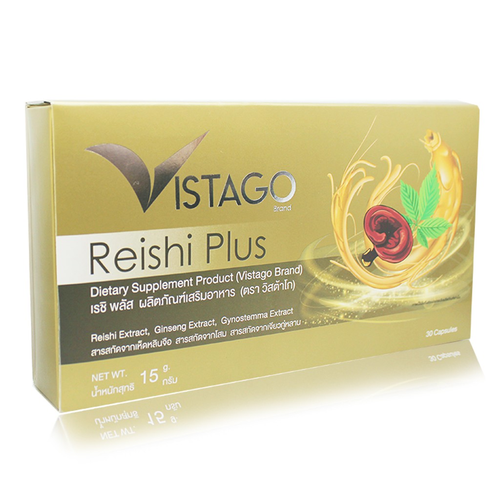 Reishi Plus สารสกัดจากเห็ดหลินจือ โสม เจียวกู่หลาน | Shopee Thailand