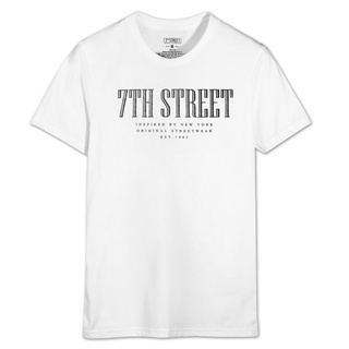 เสื้อยืดอินเทรนด์ผู้ชายอินเทรนด์ผู้หญิง7th Street (Basic) เสื้อยืด รุ่น MST001S-3XL