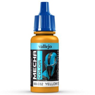 Vallejo MECHA COLOR 69.032 Yellow Ochre สีสูตรน้ำ ไม่มีกลิ่น ใช้งานง่าย ใช้พู่กัน หรือ AirBruhs ได้ทั้งหมดเนื้อสีเนียน.