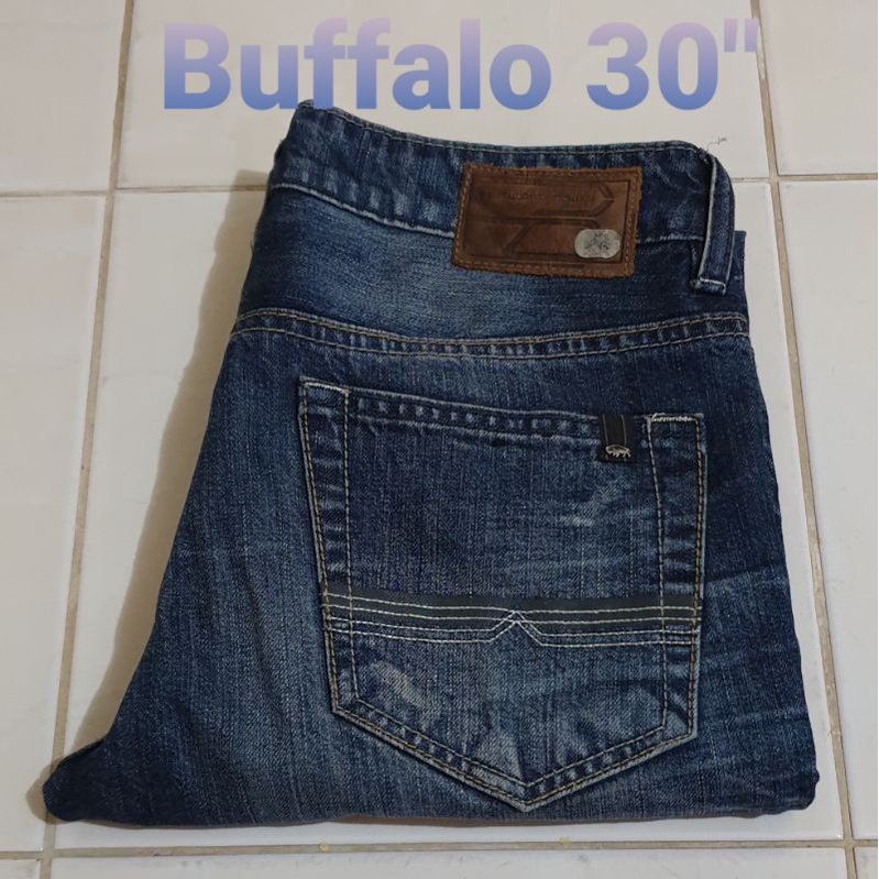 ยีนส์สภาพ-95-ยี่ห้อ-buffalo-เอว-30-นิ้ว