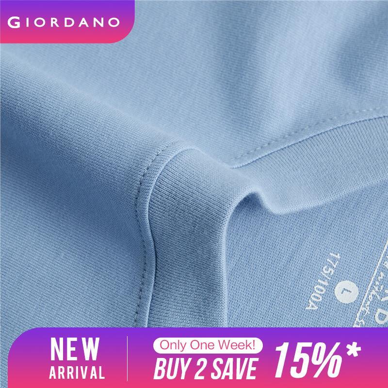 giordano-men-liuhailun-series-t-shirts-breathable-short-sleeves-t-shirts-printed-graphic-ribbed-crewneck-comfy-t-shirts