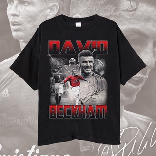 เสื้อยืด พิมพ์ลาย Manchester United Legend Player David Beckham สําหรับผู้ชาย และผู้หญิงS-5XL