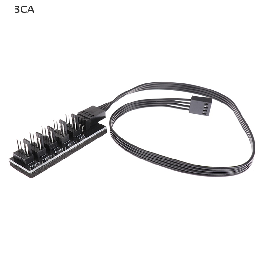 3CA Cooler Fan PC CPU Power 1 Female To 5 Male 4 Pin Socket Fan Hub ...