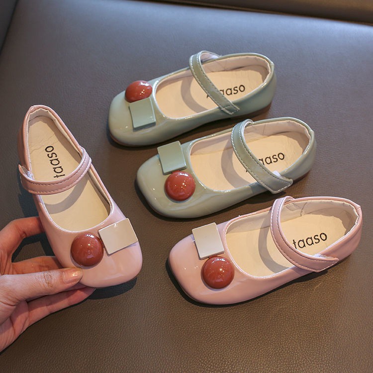 hot-sale-รองเท้าเด็กรองเท้าหนังเด็กหญิงฤดูใบไม้ผลิและฤดูใบไม้ร่วง-แต่เพียงผู้เดียวเด็กวัยหัดเดิน-1-ปีเจ้าหญิงน้อยเด็ก