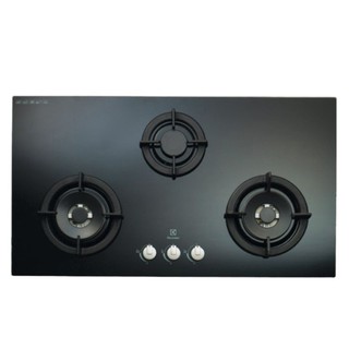 ELECTROLUX เตาฝังแก๊ส 3 หัว 90ซม. รุ่น EGT9038CKT - BLACK