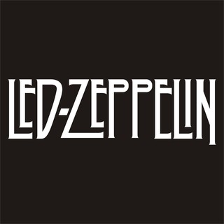 led zeppelin สติกเกอร์ pvc กันน้ำ  ขนาด 4.7 x15 cm ราคา 19 บาท