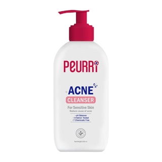 PEURRi Acne Cleanser เจลล้างหน้าสำหรับคนเป็นสิว 250ml.แถมฟรี Peurri Acne gel 3g.