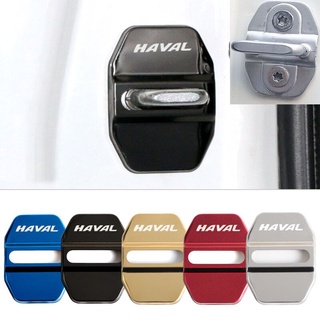 สินค้า 4 ชิ้น รถฮาวาล อุปกรณ์ล็อคประตูรถยนต์สแตนเลส /4pcs Car Door Lock For Haval H6 Jolin 2021 Car Styling Stickers
