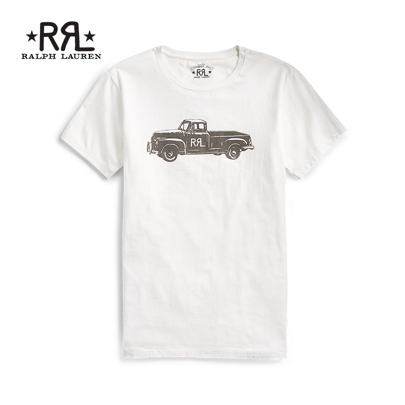 rrl-เสื้อยืด-พิมพ์ลายรถบรรทุก-คลาสสิก-สําหรับผู้ชาย-rl90145