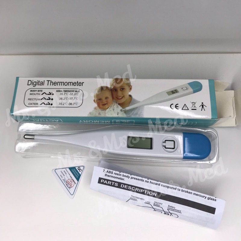 ปรอทวัดไข้ เครื่องวัดอุณหภูมิ digital thermometer XHF2001 Shopee Thailand