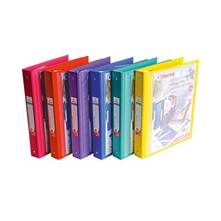 ตราม้า แฟ้มโชว์แค็ตตาล็อก 3 ห่วง A4 รุ่น H332 คละสี 1 เล่ม101356Horse H332 A4 3 Rings View Binder