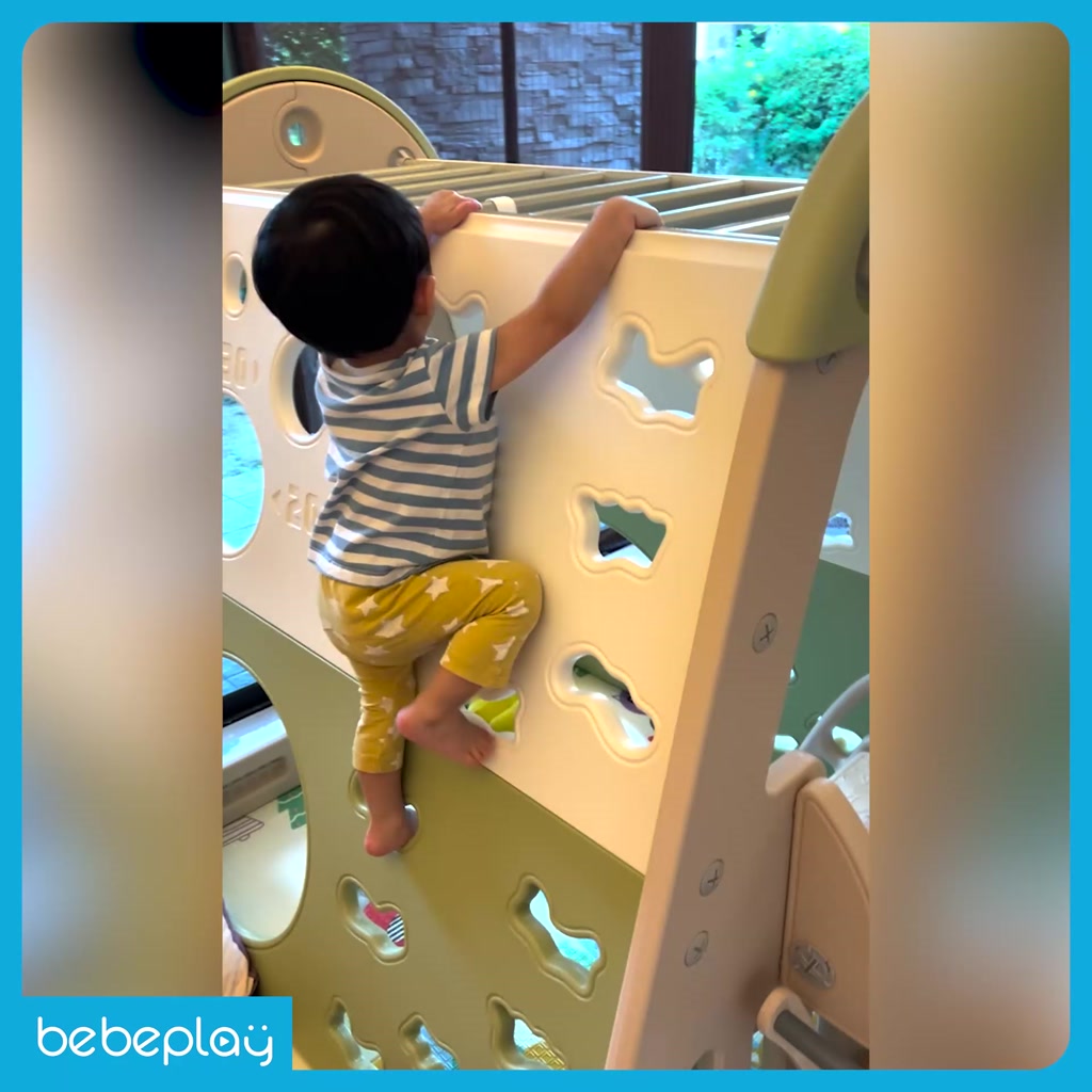 bebeplay-ของเล่นปีนป่าย-สไลเดอร์-รุ่น-play-house-8in1