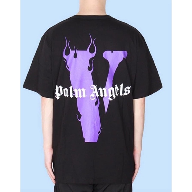 เสื้อยืดใหม่vlone-x-palm-angels-แท้-100-ขนาดเต็มs-3xl