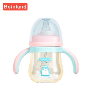 Beinalnd Baby Bottle Silicone Straw Water Drink Bottles For Baby Milk Feeder Set Baby Feeding Bottle For Newborn