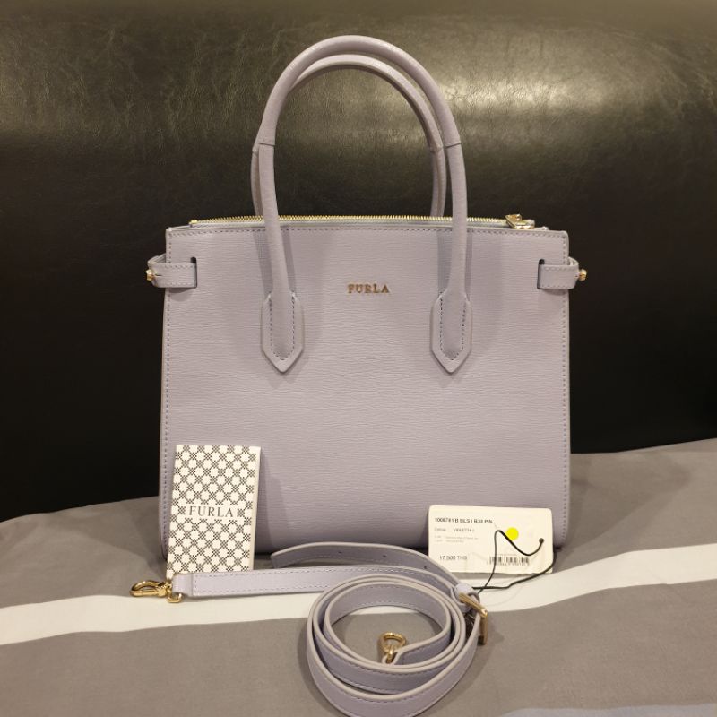 Furla pin mini on sale tote