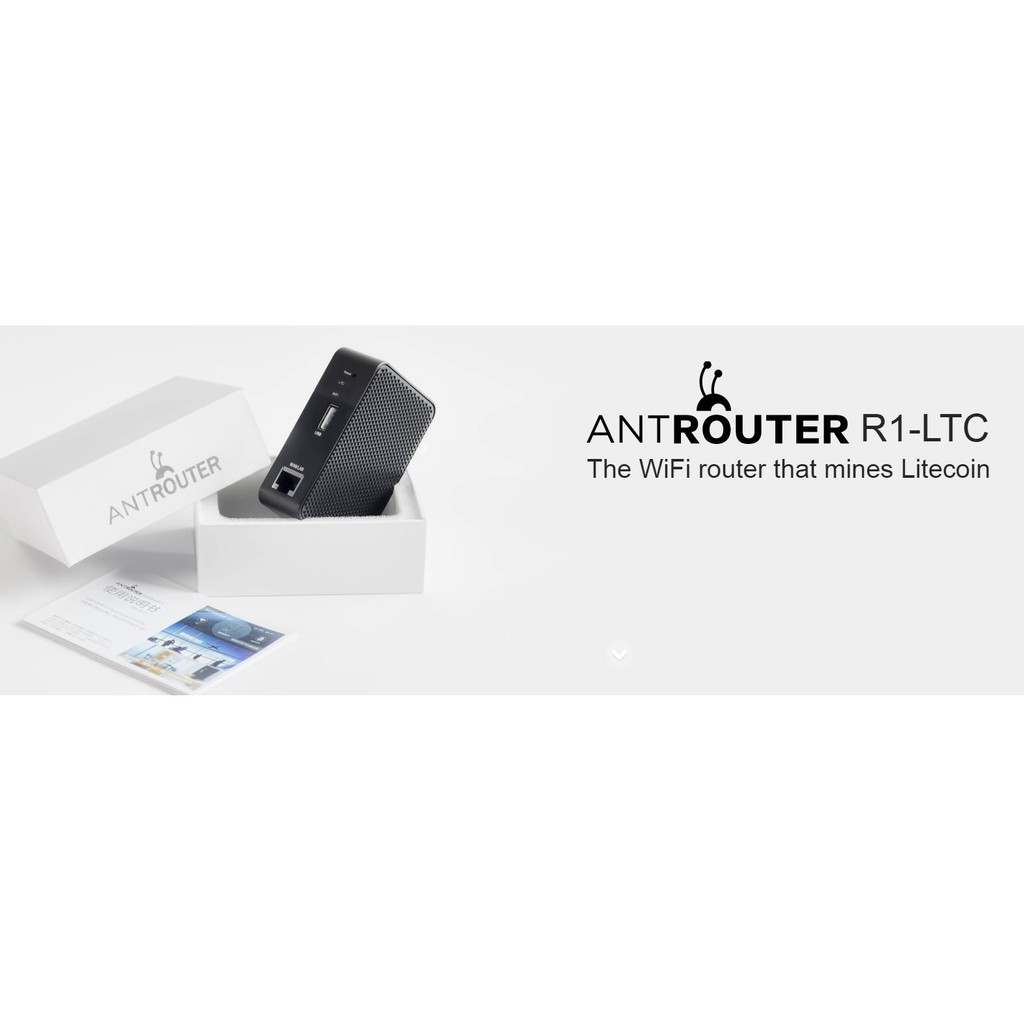 Ant Router R1-LTC The WiFi router that mines Litecoin ของใหม่ ซีล