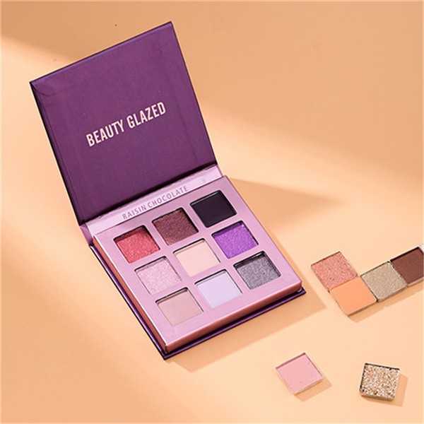 beauty-glazed-ใหม่-9-color-shimmer-matte-eyeshadow-palette-เครื่องสำอางค์กันน้ำอายแชโดว์-cod