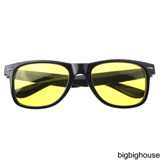 Yellow Lens Clear Glasses Women Men Night Vision Glasses Car Drivers Sunglasses