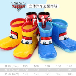 รองเท้าบูทกันฝนสำหรับเด็ก Disney มียางกันลื่น เหมาะกับการใส่ลุยน้ำรถ สไตล์เกาหลี สวมใส่สบาย