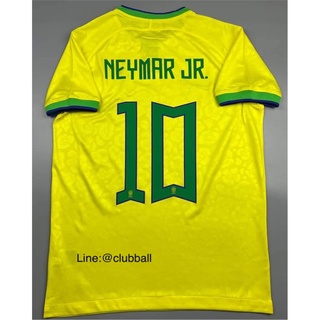 (aaa) เสื้อฟุตบอล Brazil Home 2022/2023+NEYMAR 10
