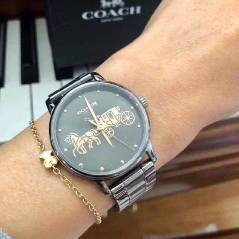 ผ่อน0-14502924-นาฬิกาข้อมือ-ผู้หญิง-coach-woman-s-analog-grand-watch-ขนาด33mm-สายสีบรอนด์เทา