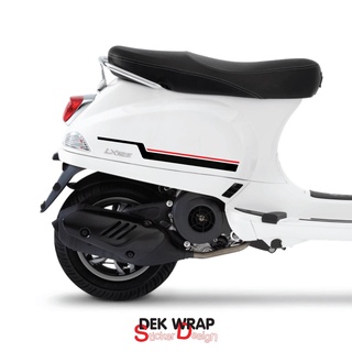 สติกเกอร์ลายคาด NEW VESPA S,LX  (ลูกค้าต้องการสีไหนแจ้งข้อความแชทได้เลยค่ะ)