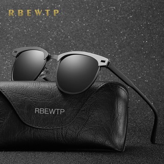 สินค้า Rbewtp แว่นกันแดด สไตล์วินเทจ สำหรับผู้ชายและผู้หญิง