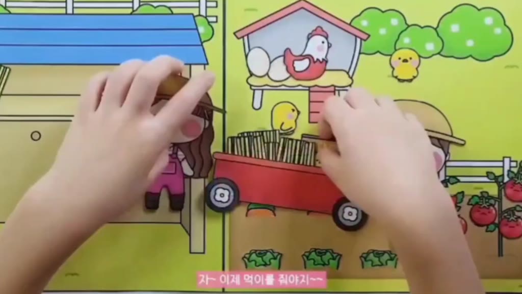 โลก-popular-เกม-diy-แฮนด์เมดเปลี่ยนตุ๊กตากระดาษตลกเด็กพ่อแม่เด็กฟาร์มเรื่องฟิลด์-diy-แฮนด์เมดกึ่งสำเร็จรูปทำหนังสือเงียบ-ๆ-คลายเครียดหนังสือสำหรับเด็กอายุ-2-6-ปีพ่อแม่ลูกทำด้วยมือของเล่น