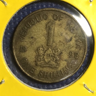 No.14940 ปี1998 เคนยา 1 SHILLING เหรียญต่างประเทศ เหรียญสะสม